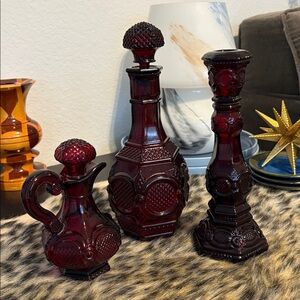 💎RARE💎Stunning Vintage AVON ‘1876 Cape Cod Collection’ Circa 1970, 3 Pieces